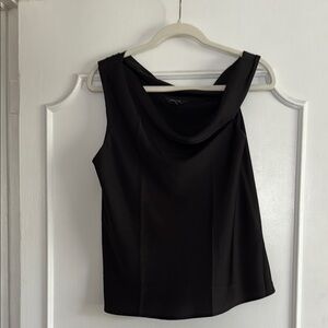 Banana Republic Black Fitted Tank Top Blouse